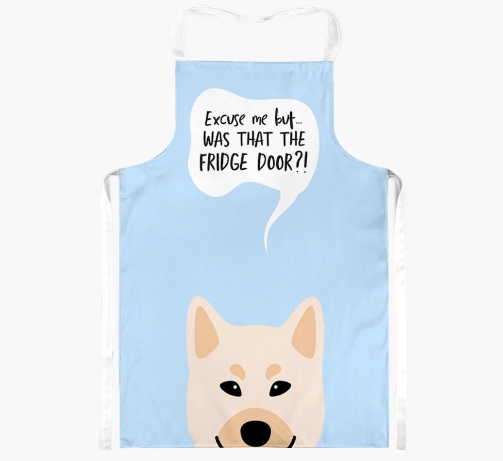 Was That The Fridge Door: Personalized {breedFullName} Apron