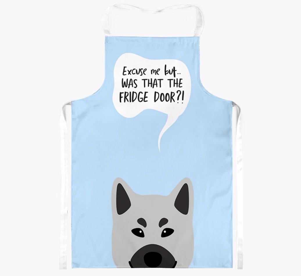 Was That The Fridge Door: Personalized {breedFullName} Apron