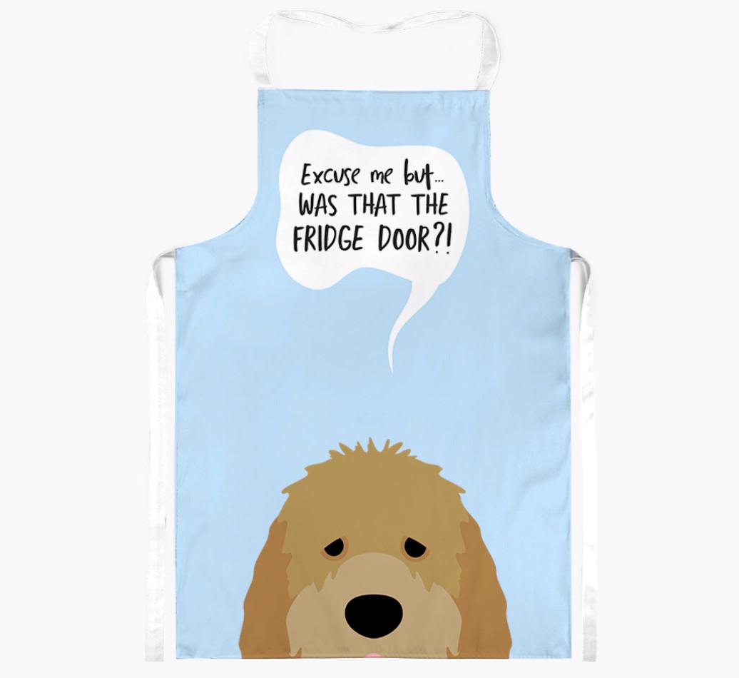 Was That The Fridge Door: Personalized {breedFullName} Apron