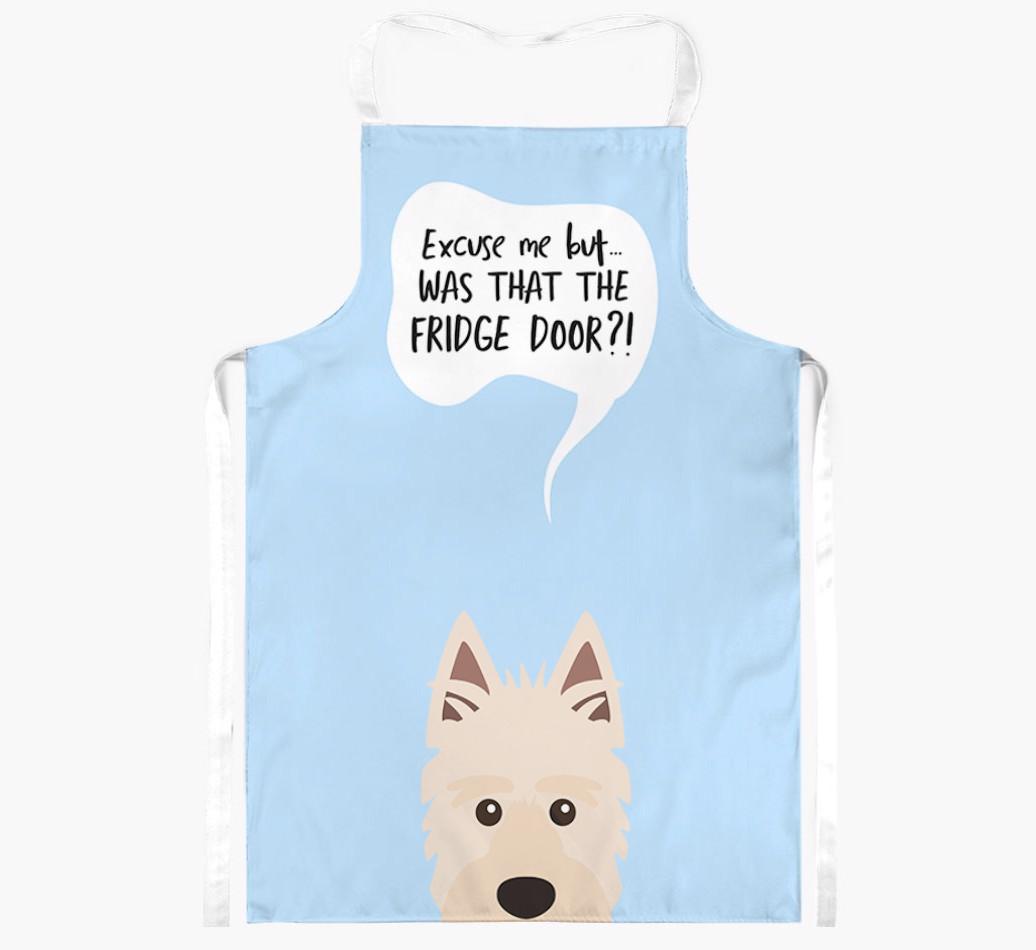 Was That The Fridge Door: Personalized {breedFullName} Apron