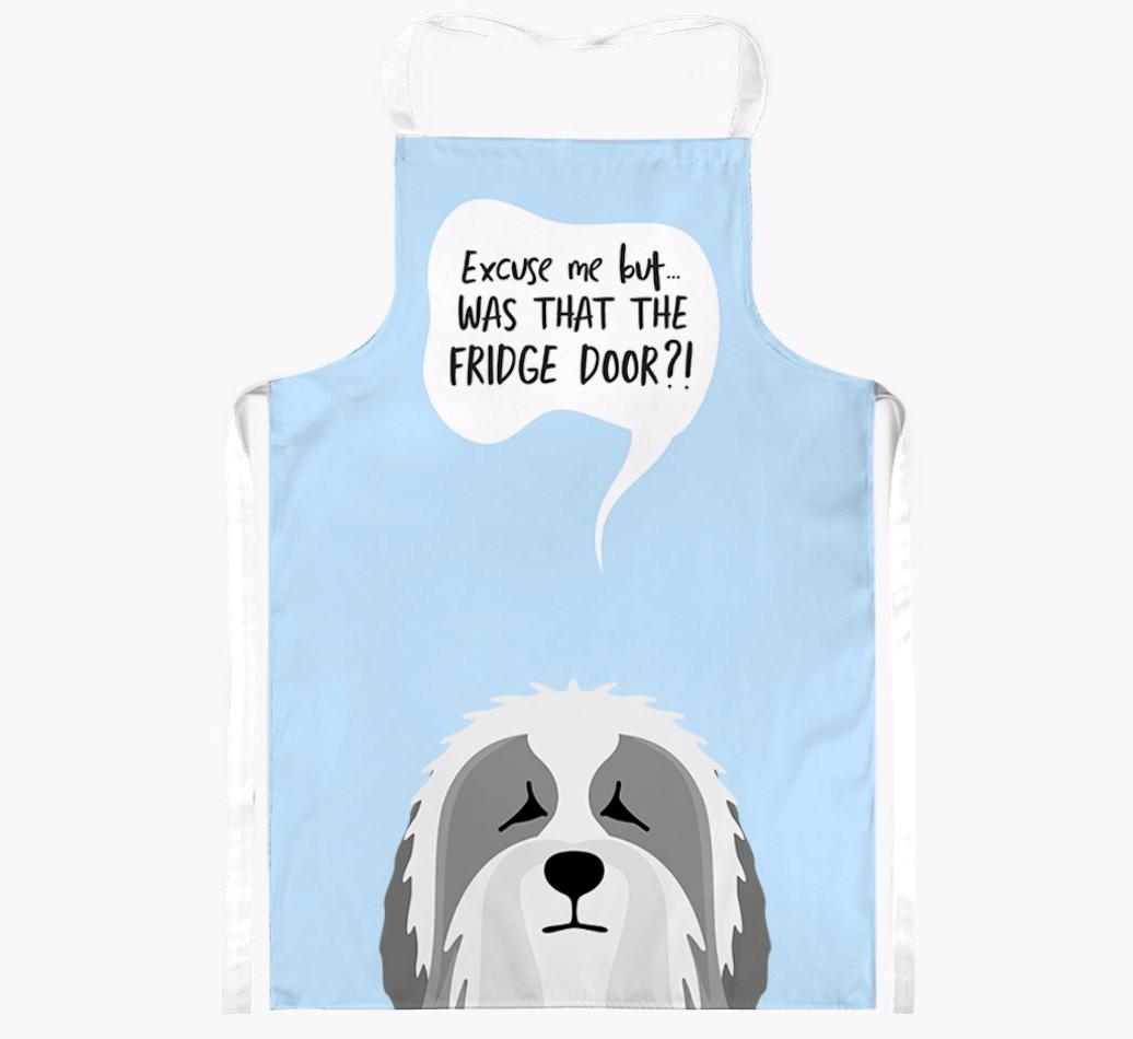 Was That The Fridge Door: Personalized {breedFullName} Apron