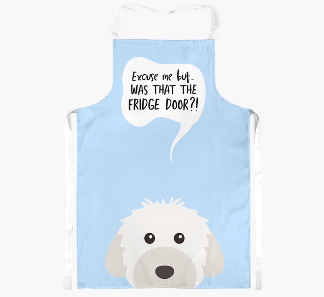 Was That The Fridge Door: Personalized {breedFullName} Apron