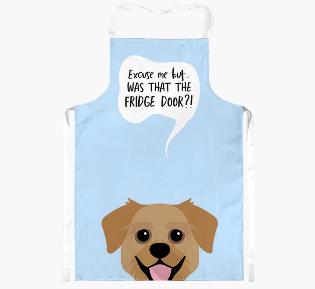 Was That The Fridge Door: Personalized {breedFullName} Apron