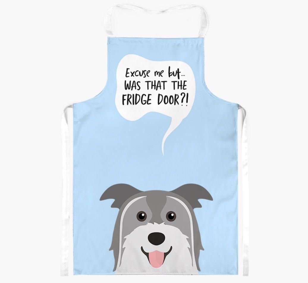 Was That The Fridge Door: Personalized {breedFullName} Apron