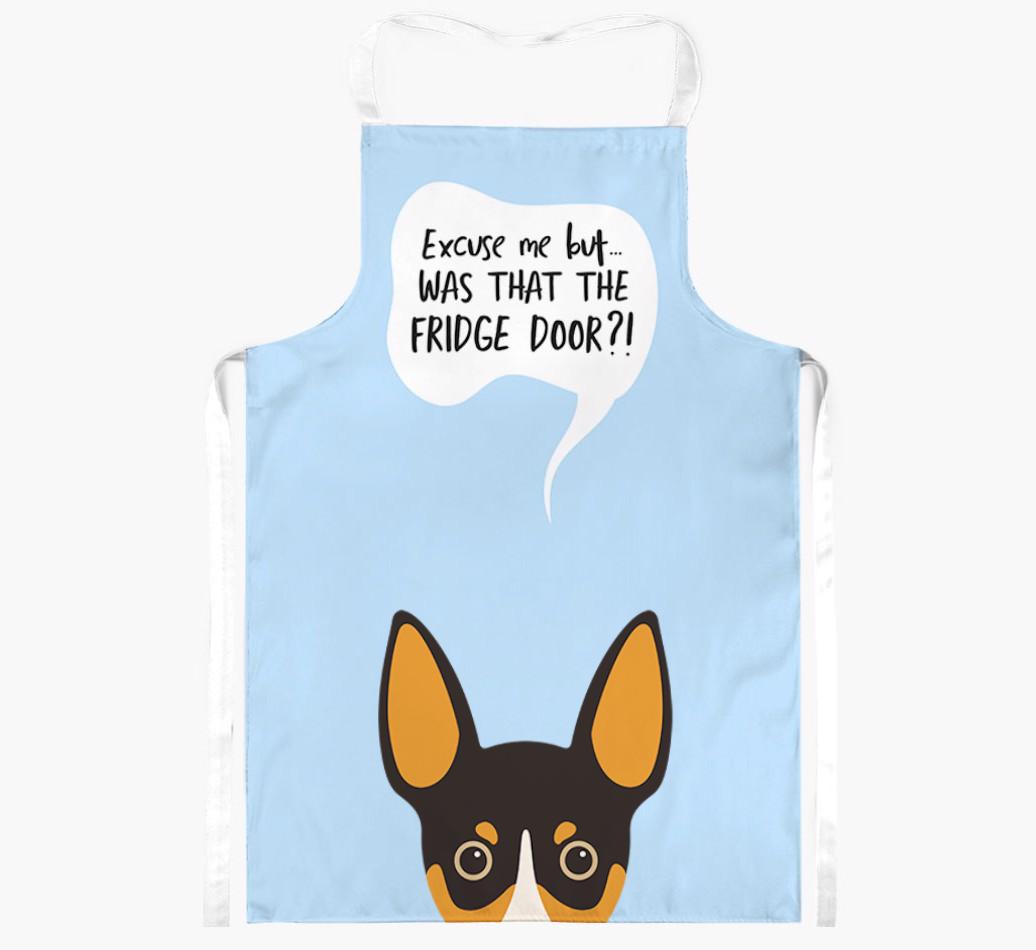 Was That The Fridge Door: Personalized {breedFullName} Apron