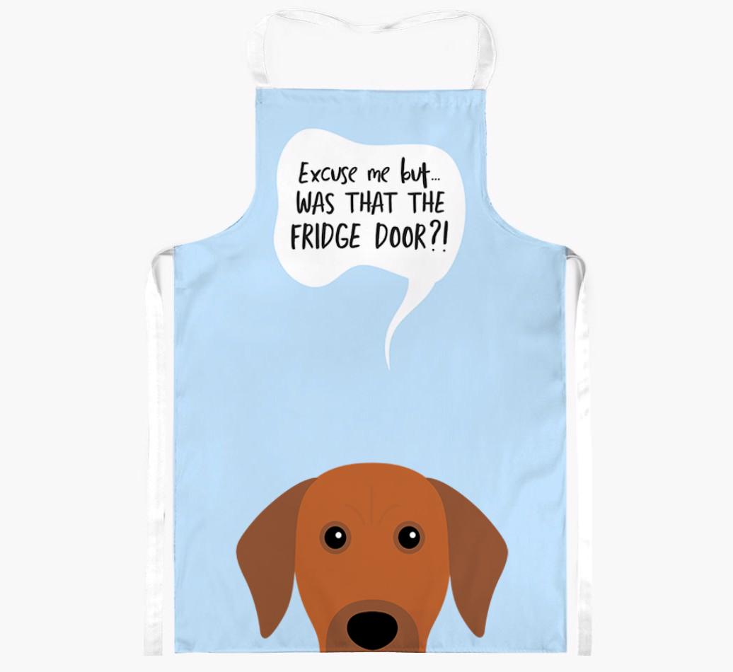 Was That The Fridge Door: Personalized {breedFullName} Apron