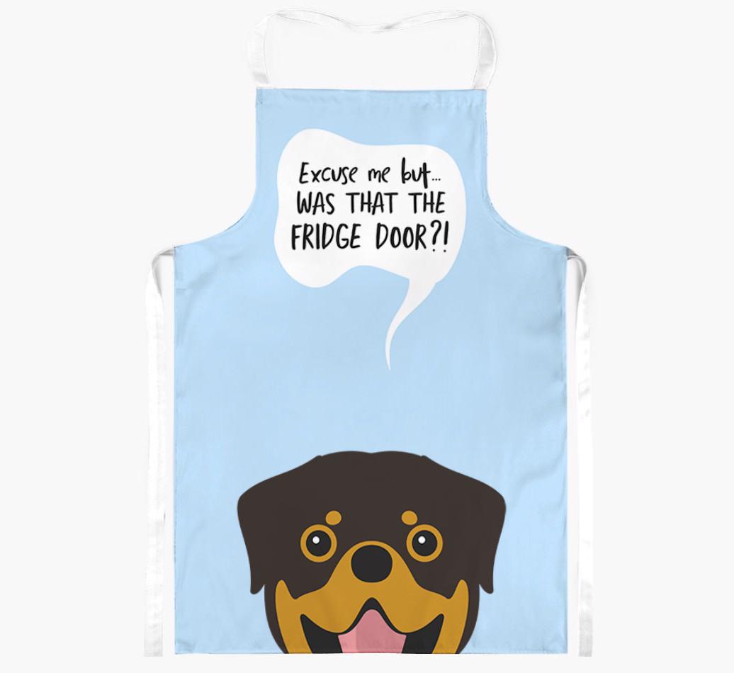 Was That The Fridge Door: Personalized {breedFullName} Apron