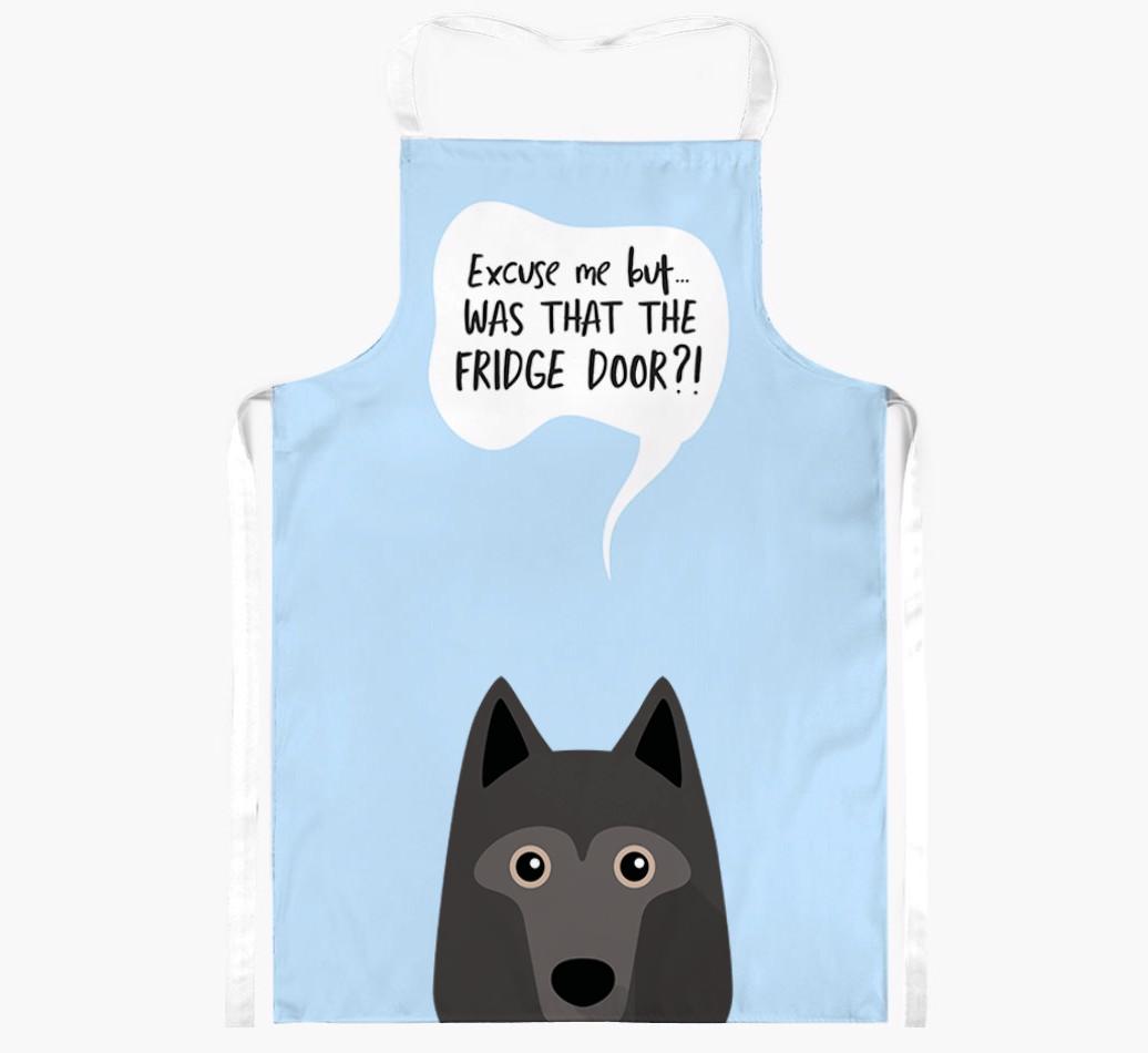 Was That The Fridge Door: Personalized {breedFullName} Apron