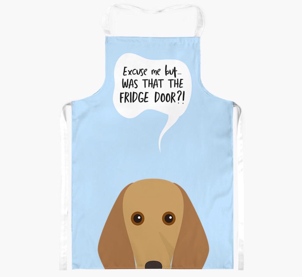 Was That The Fridge Door: Personalized {breedFullName} Apron