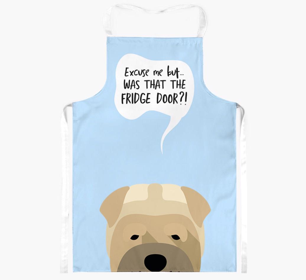 Was That The Fridge Door: Personalized {breedFullName} Apron