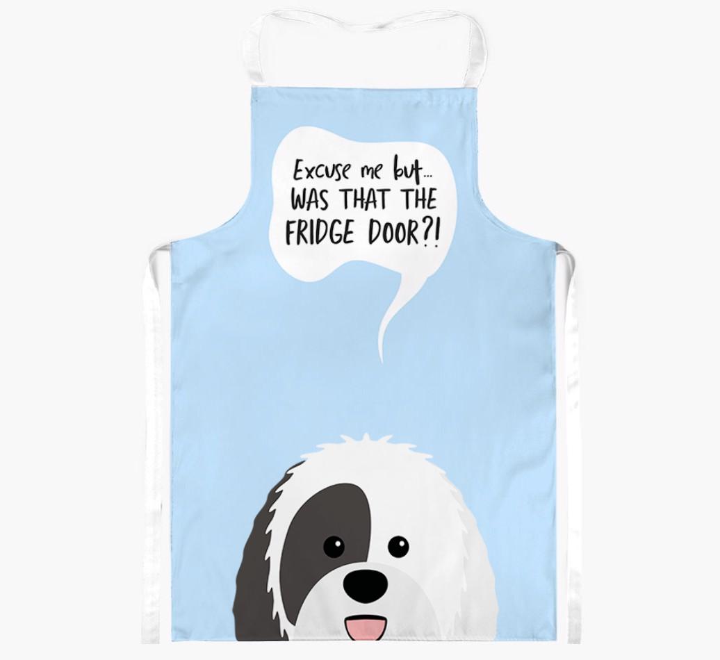 Was That The Fridge Door: Personalized {breedFullName} Apron