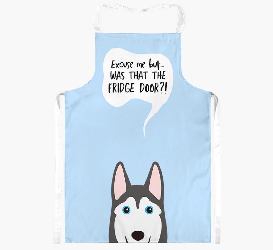 Was That The Fridge Door: Personalized {breedFullName} Apron
