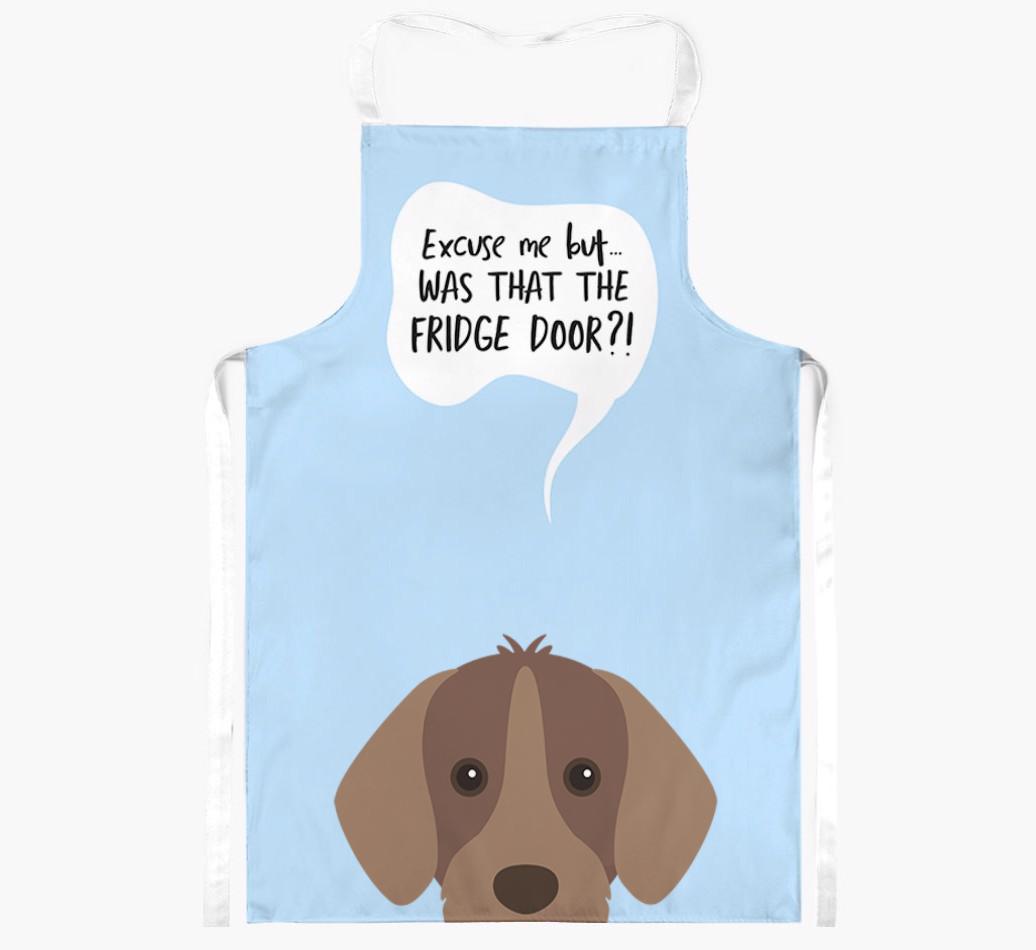 Was That The Fridge Door: Personalized {breedFullName} Apron