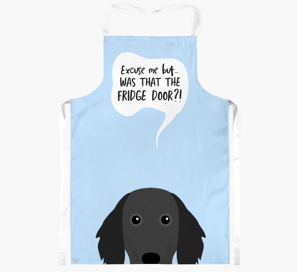 Was That The Fridge Door: Personalized {breedFullName} Apron