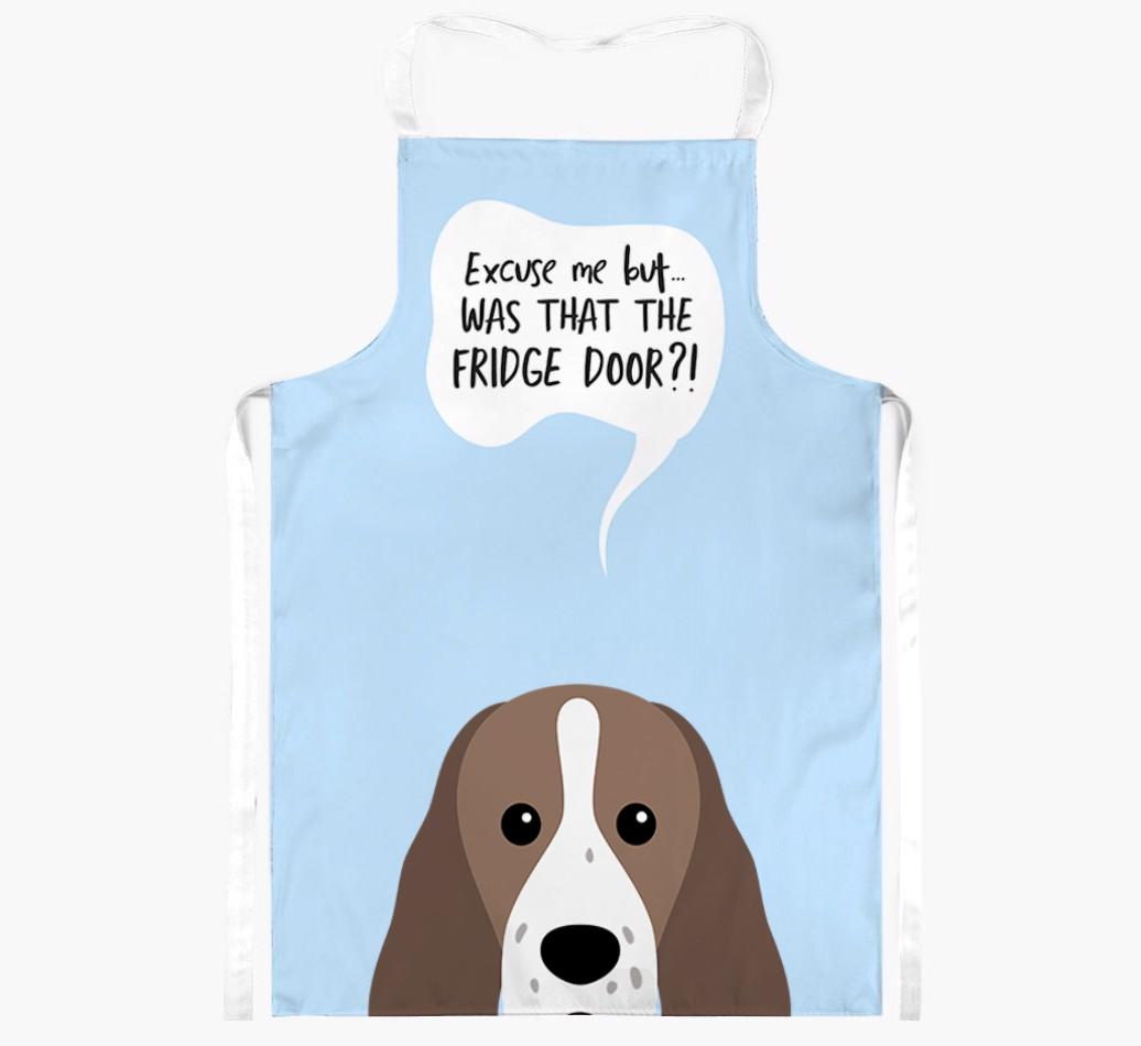 Was That The Fridge Door: Personalized {breedFullName} Apron