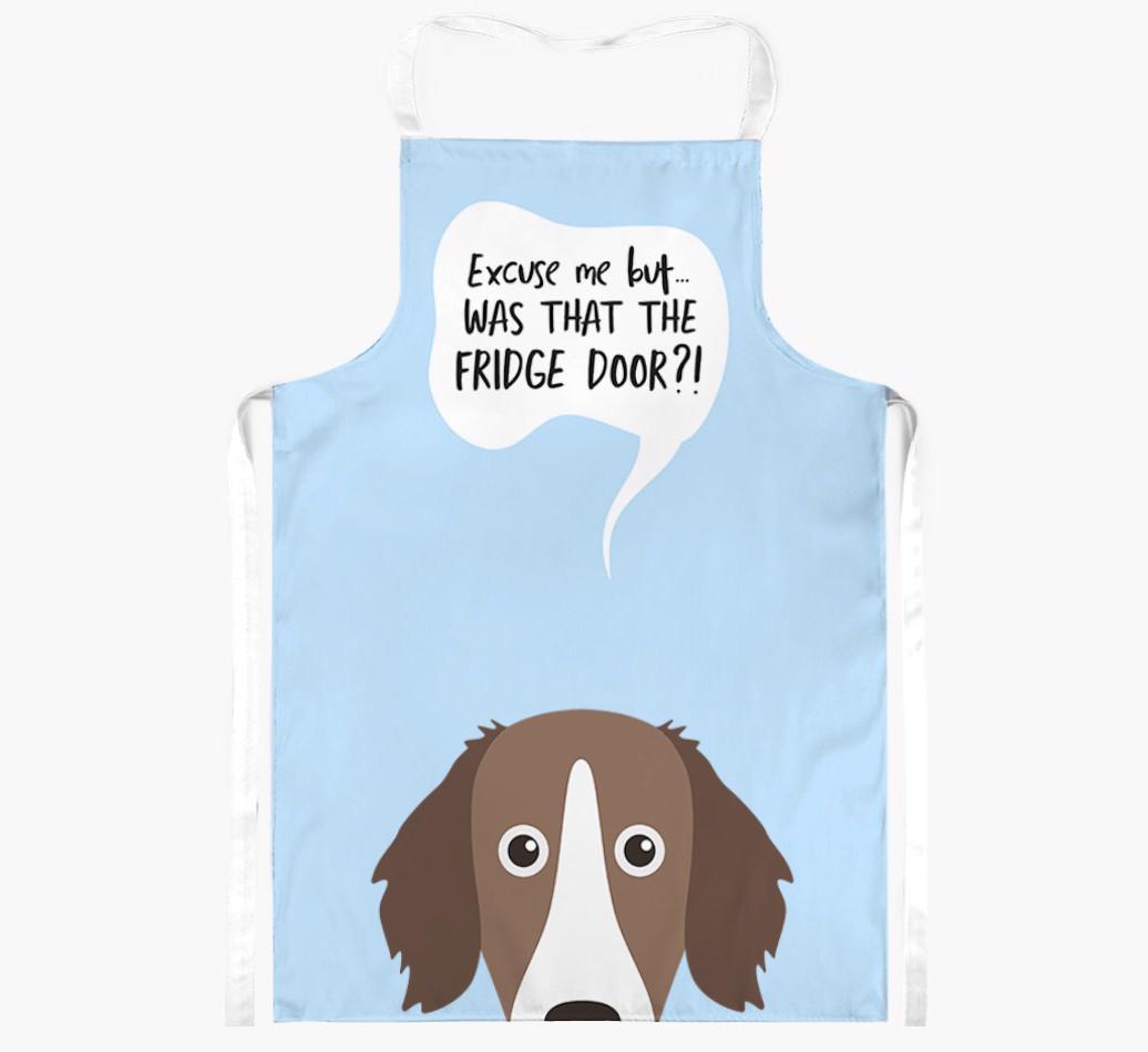 Was That The Fridge Door: Personalized {breedFullName} Apron