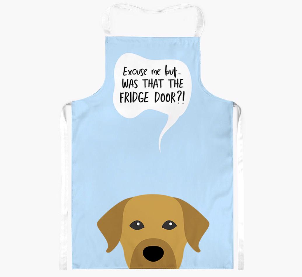 Was That The Fridge Door: Personalized {breedFullName} Apron