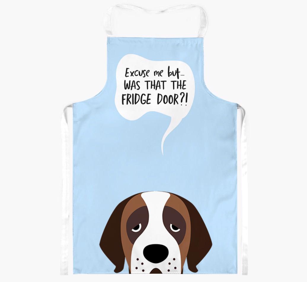 Was That The Fridge Door: Personalized {breedFullName} Apron