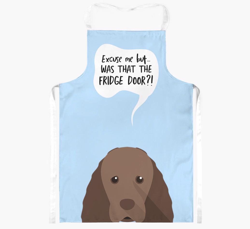 Was That The Fridge Door: Personalized {breedFullName} Apron