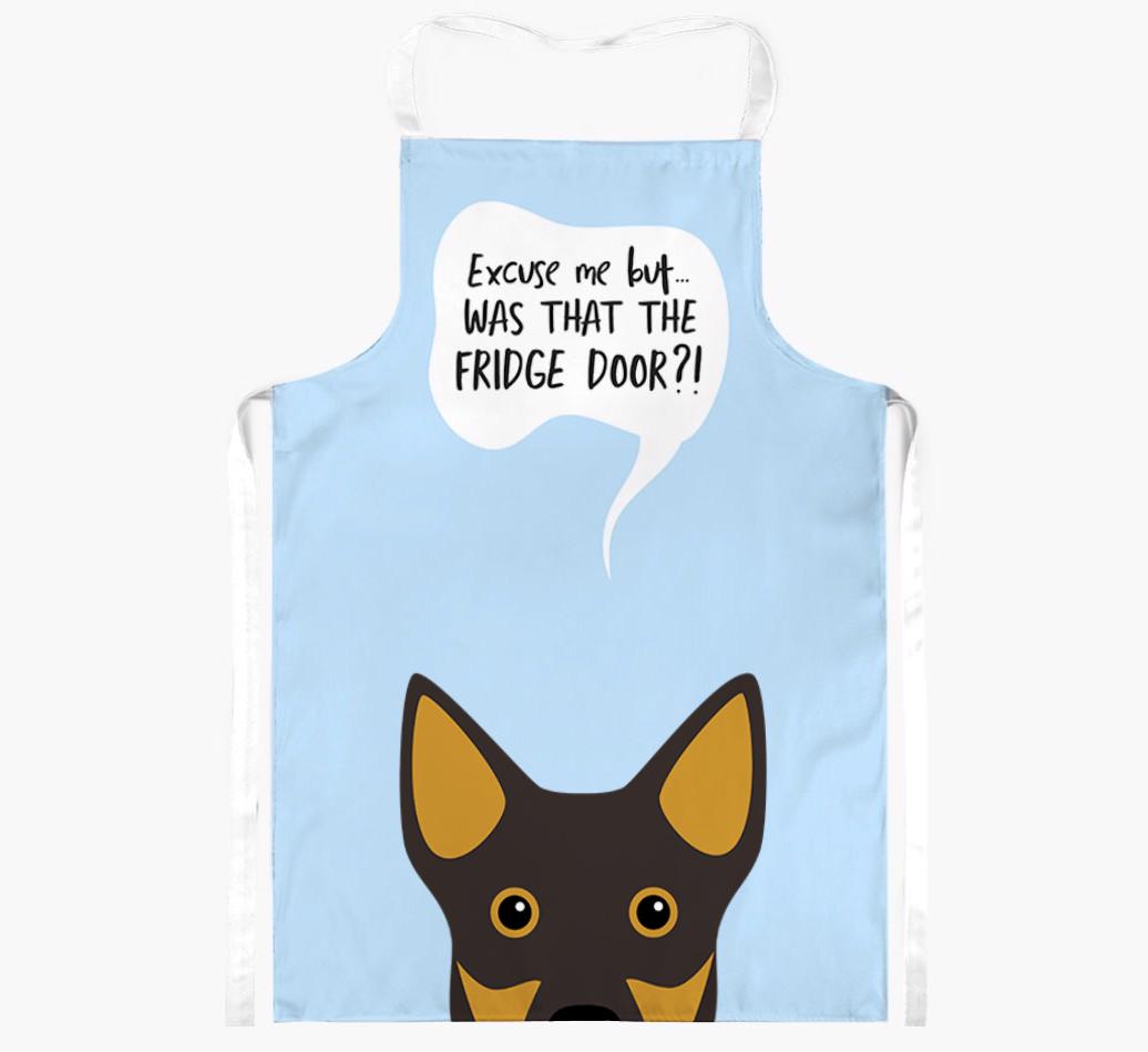 Was That The Fridge Door: Personalized {breedFullName} Apron