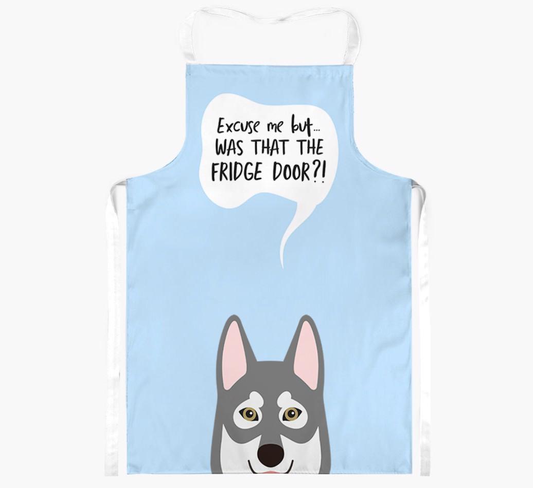 Was That The Fridge Door: Personalized {breedFullName} Apron