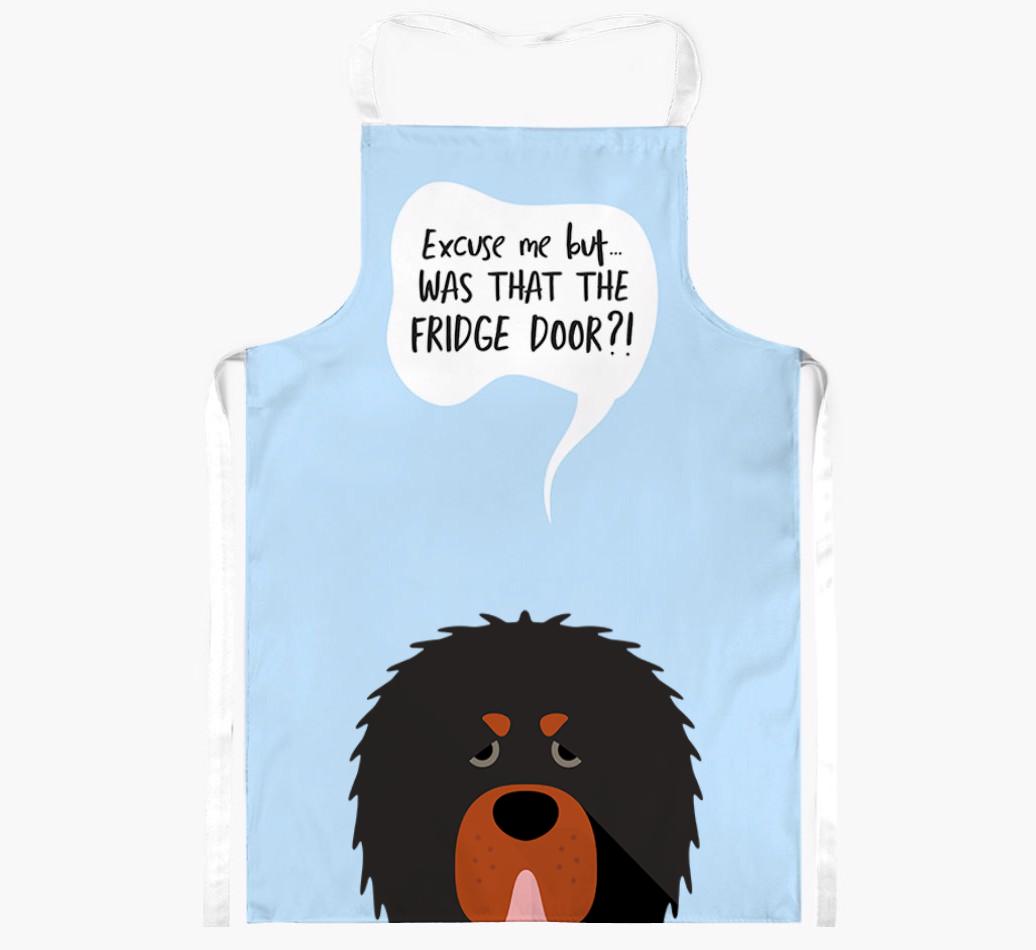 Was That The Fridge Door: Personalized {breedFullName} Apron