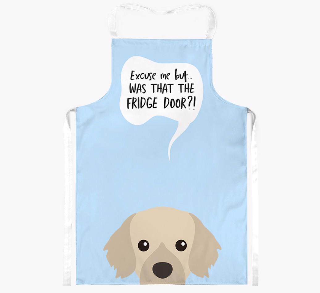 Was That The Fridge Door: Personalized {breedFullName} Apron