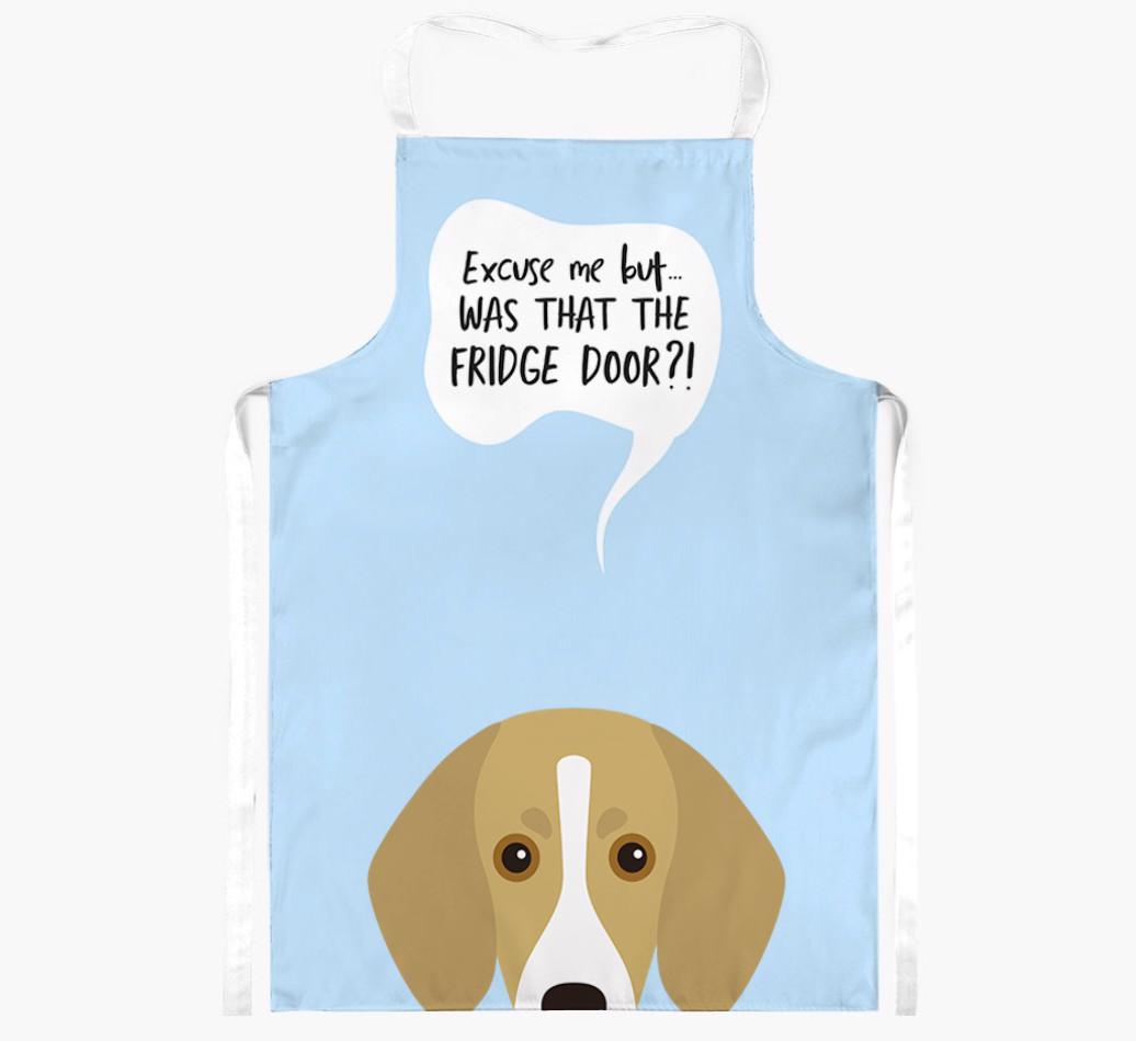 Was That The Fridge Door: Personalized {breedFullName} Apron