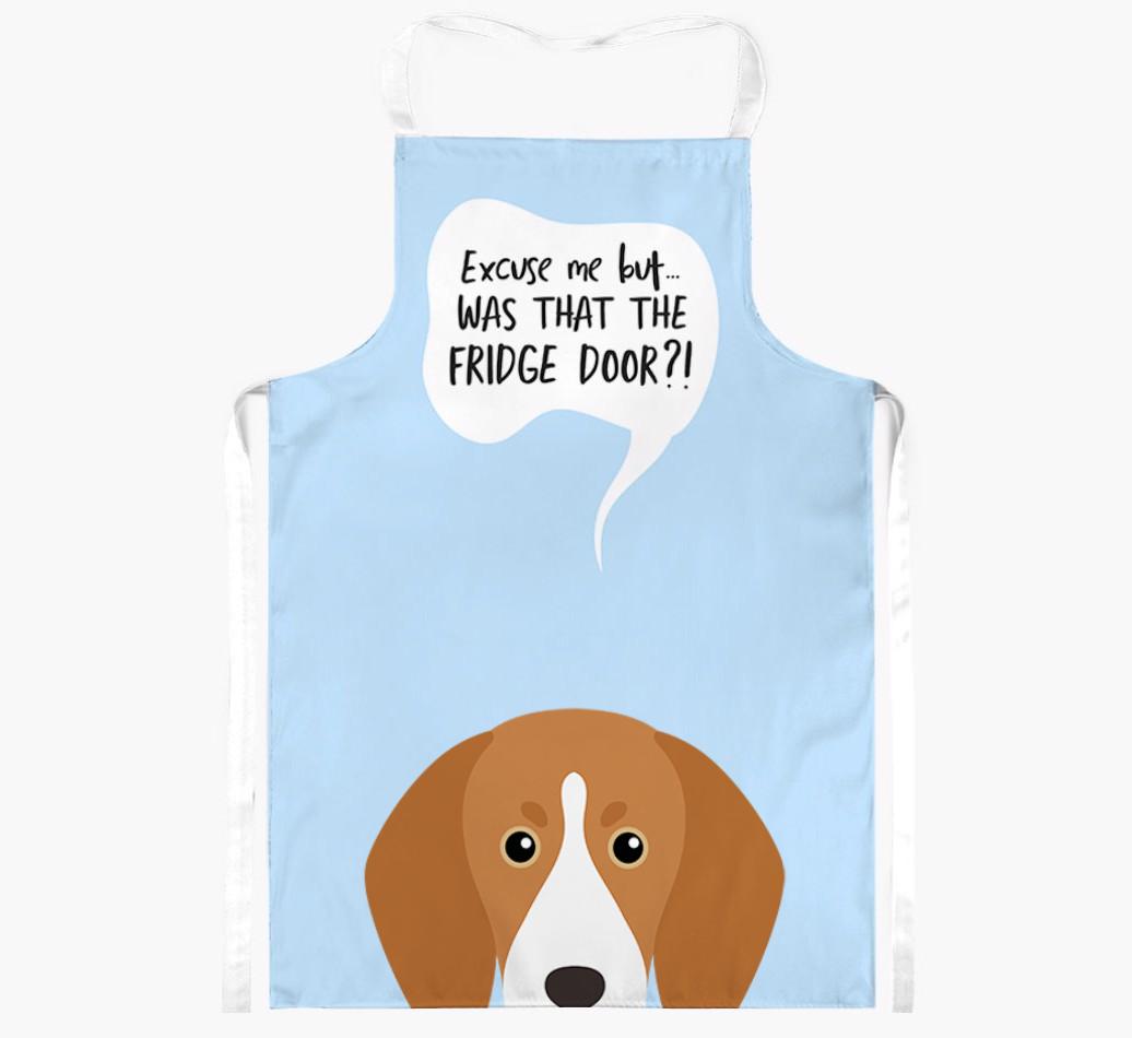 Was That The Fridge Door: Personalized {breedFullName} Apron