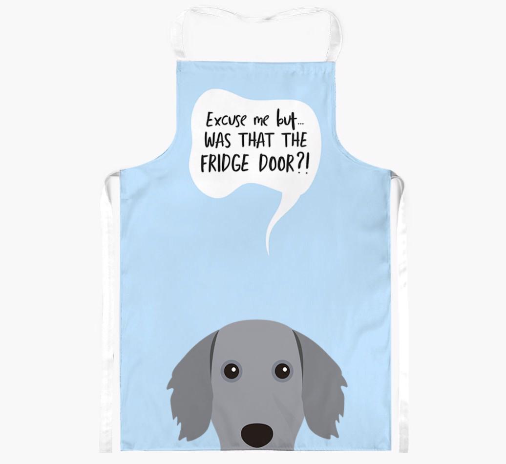 Was That The Fridge Door: Personalized {breedFullName} Apron