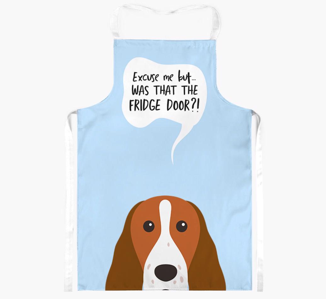 Was That The Fridge Door: Personalized {breedFullName} Apron