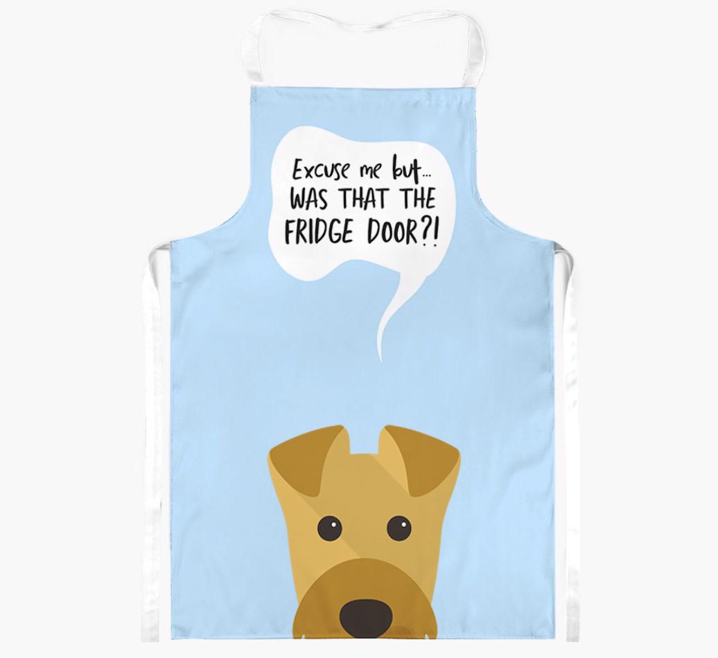 Was That The Fridge Door: Personalized {breedFullName} Apron