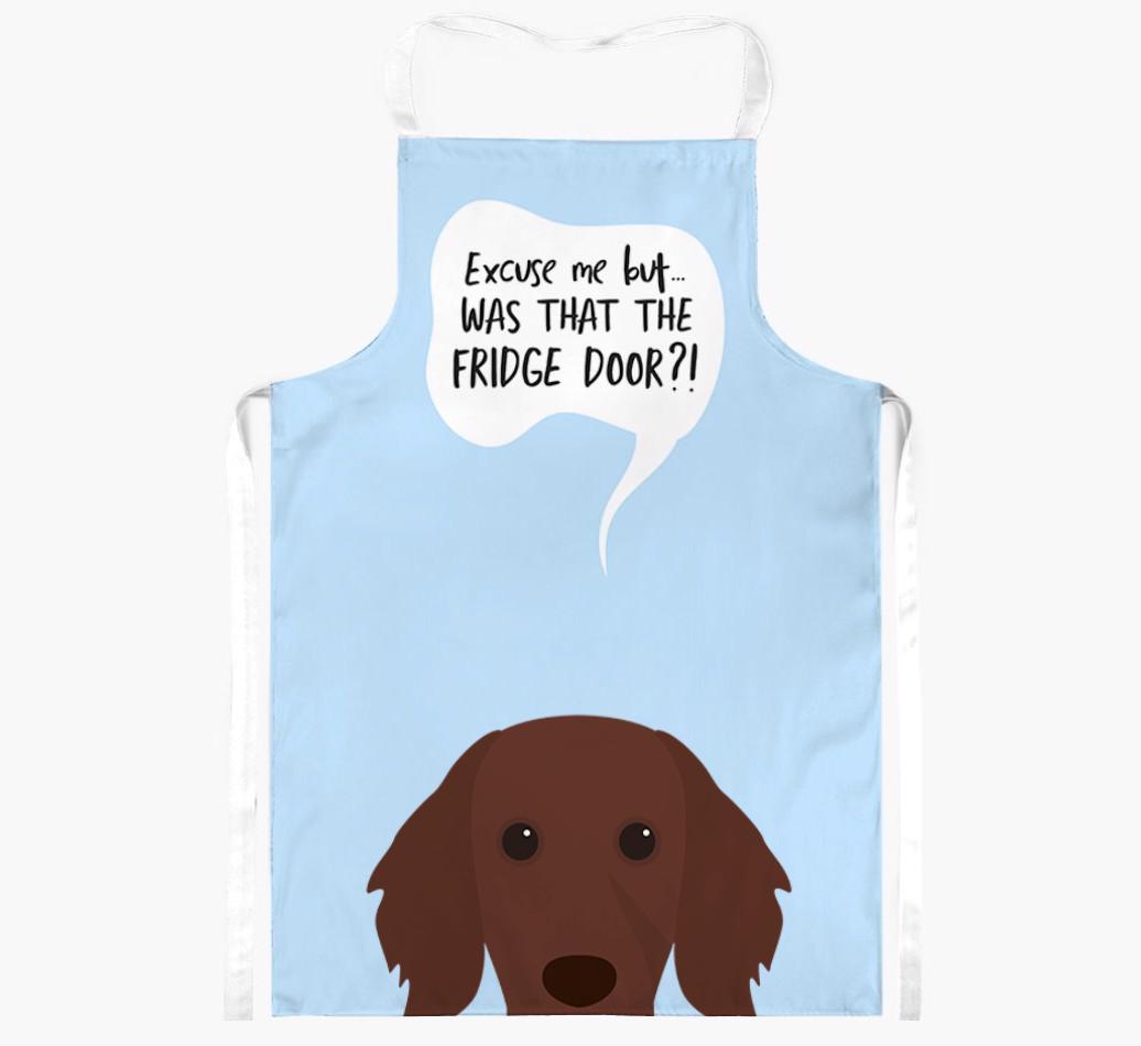 Was That The Fridge Door: Personalized {breedFullName} Apron