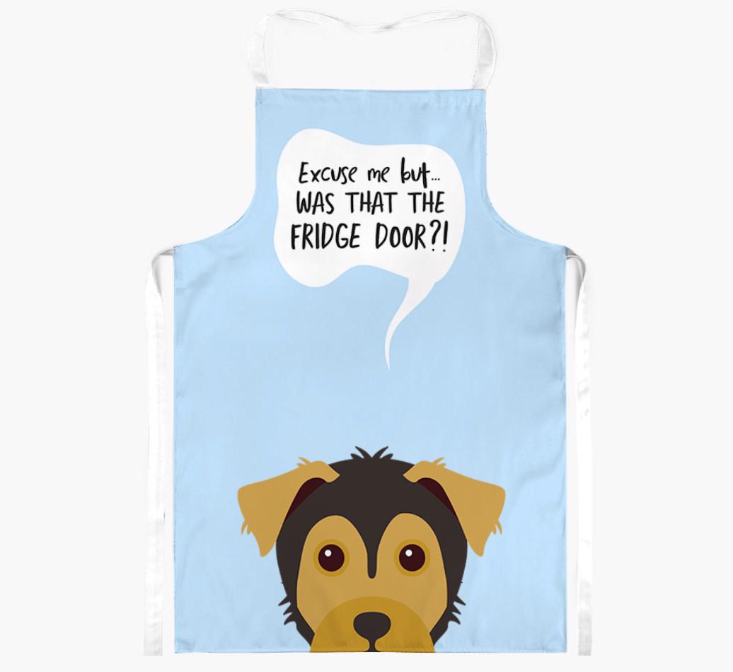 Was That The Fridge Door: Personalized {breedFullName} Apron