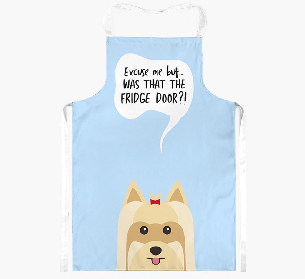 Was That The Fridge Door: Personalized {breedFullName} Apron