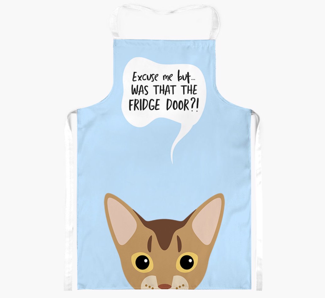 Was That The Fridge Door: Personalised {breedShortName} Apron