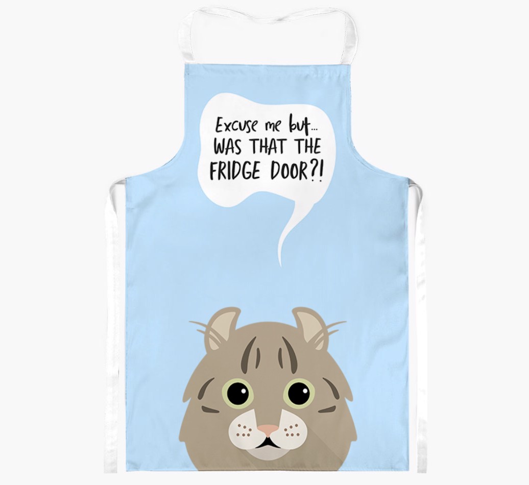 Was That The Fridge Door: Personalised {breedShortName} Apron