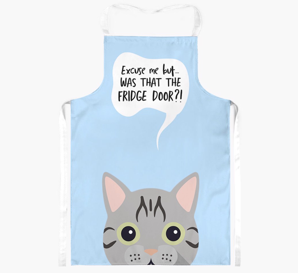 Was That The Fridge Door: Personalised {breedShortName} Apron