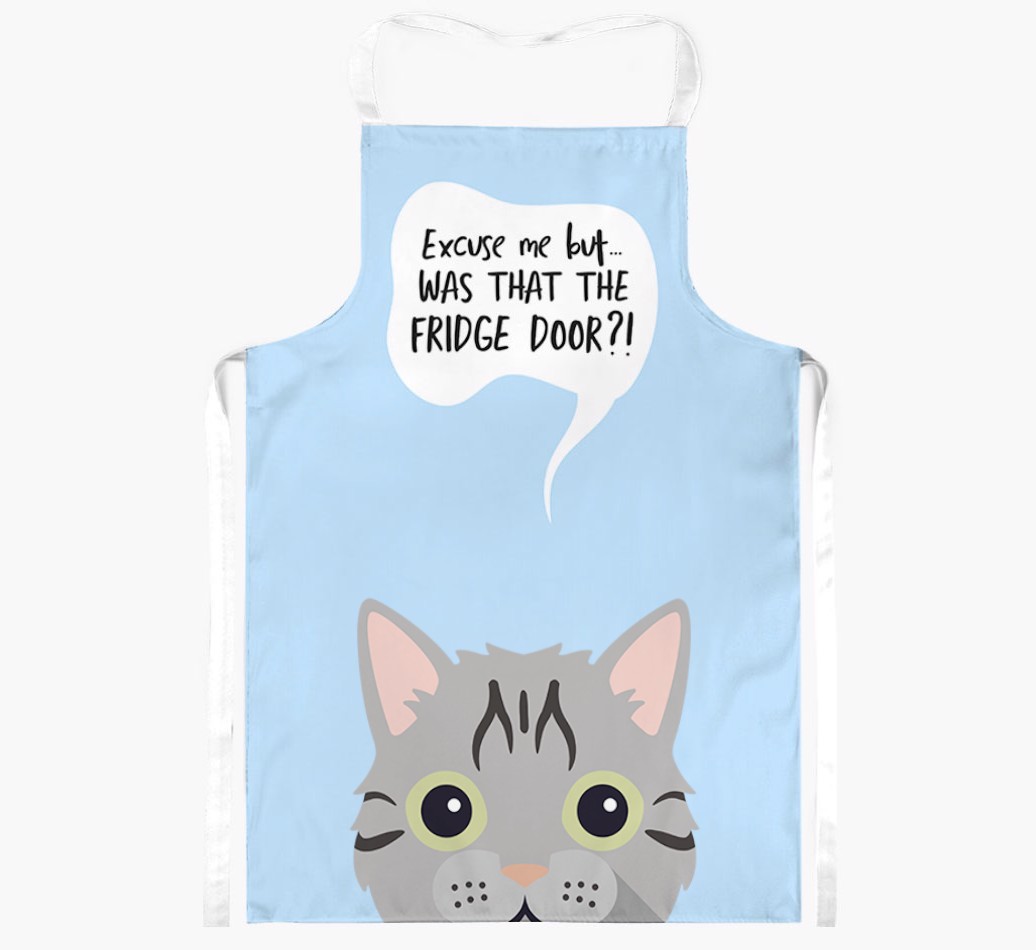 Was That The Fridge Door: Personalised {breedShortName} Apron