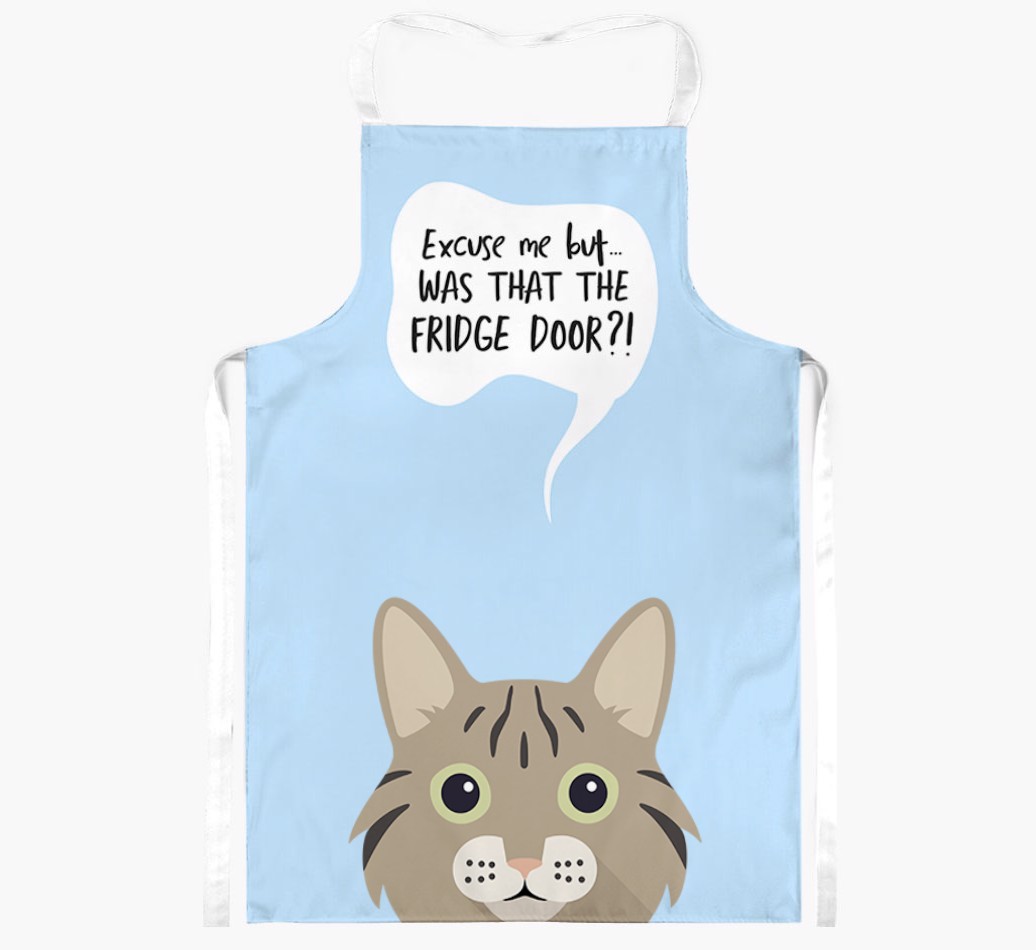 Was That The Fridge Door: Personalised {breedShortName} Apron