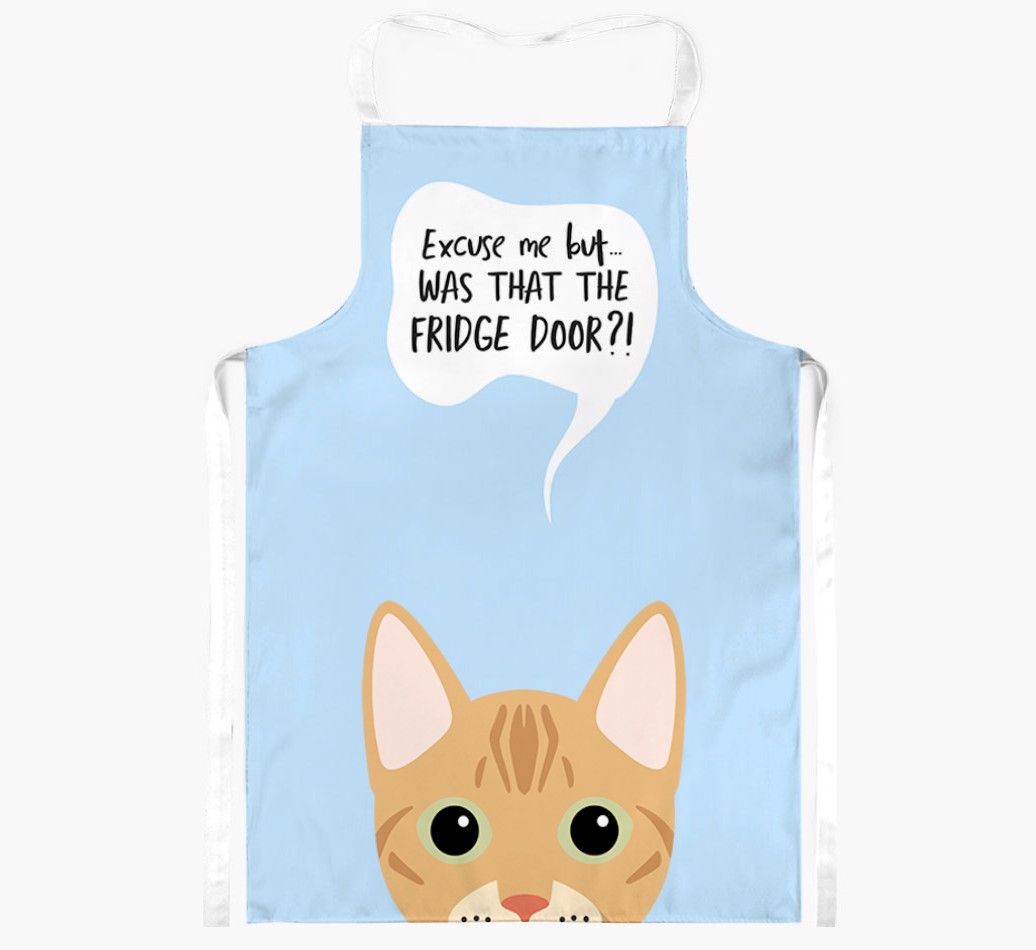 Was That The Fridge Door: Personalised {breedShortName} Apron