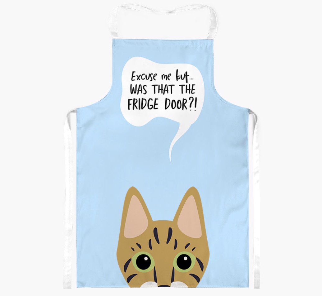 Was That The Fridge Door: Personalised {breedShortName} Apron