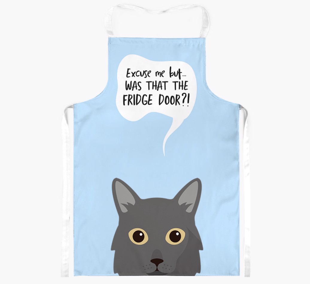 Was That The Fridge Door: Personalised {breedShortName} Apron