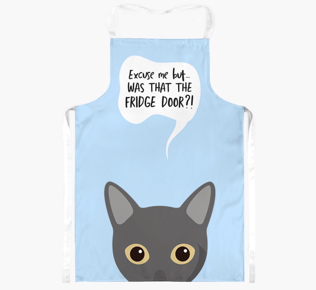 Was That The Fridge Door: Personalised {breedShortName} Apron