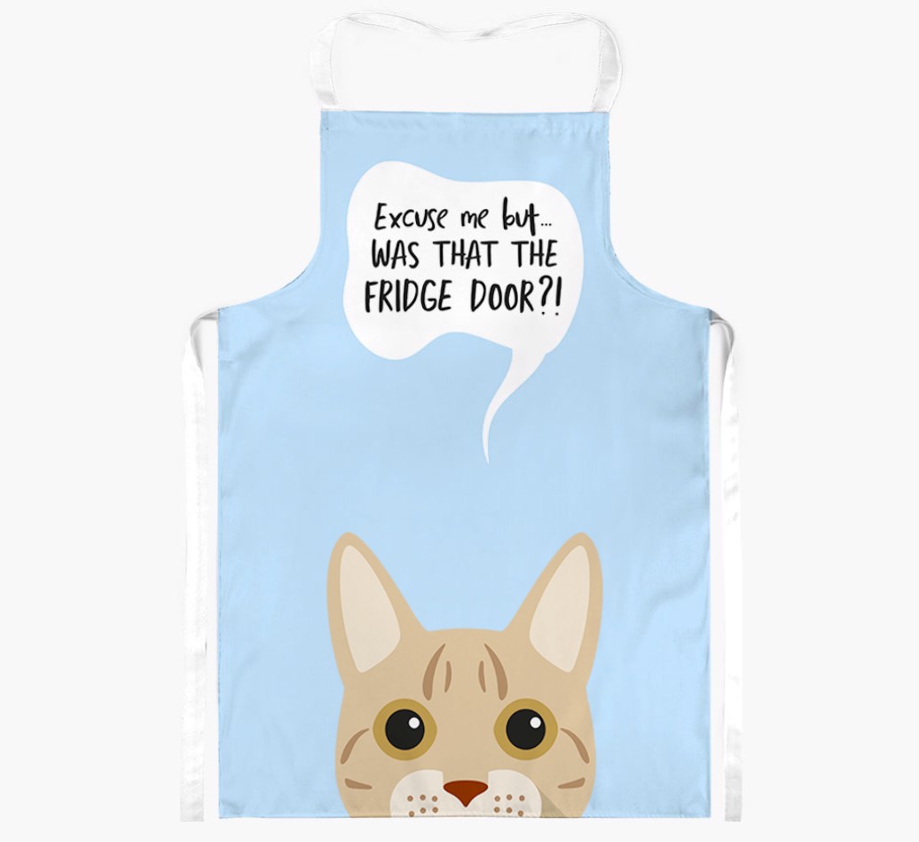 Was That The Fridge Door: Personalised {breedShortName} Apron