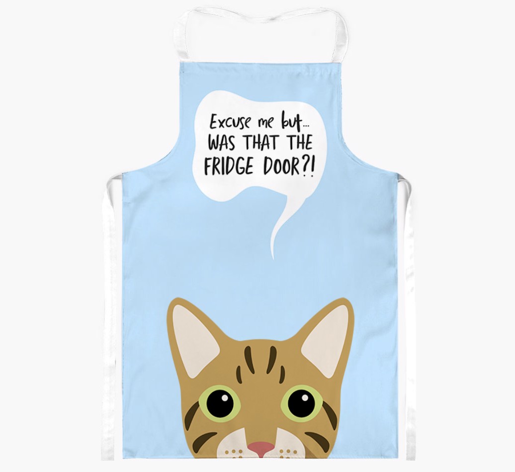 Was That The Fridge Door: Personalised {breedShortName} Apron