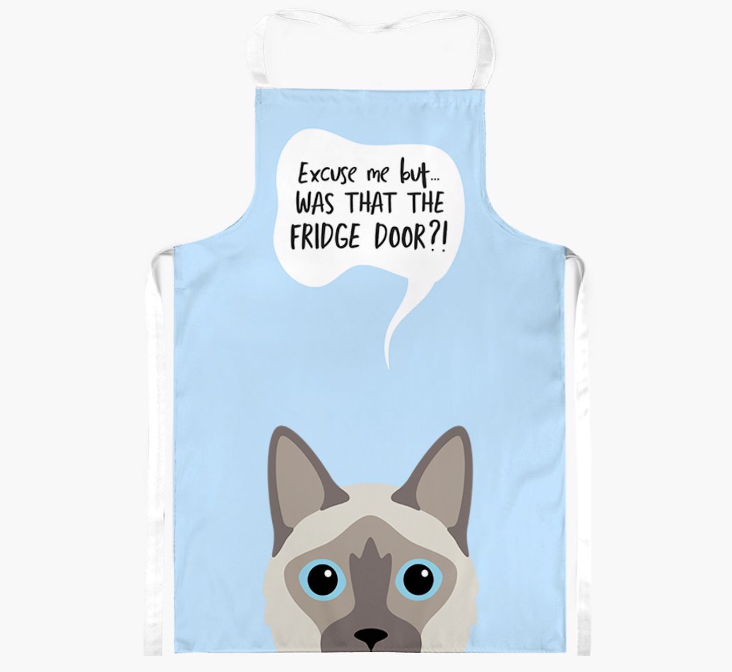 Was That The Fridge Door: Personalised {breedShortName} Apron