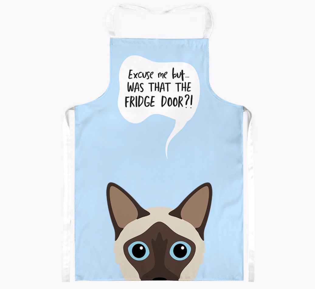 Was That The Fridge Door: Personalised {breedShortName} Apron