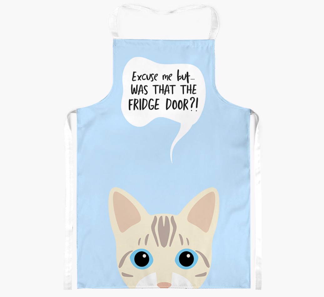 Was That The Fridge Door: Personalised {breedShortName} Apron