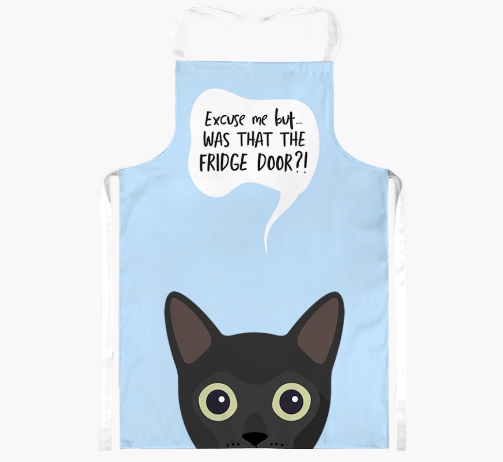 Was That The Fridge Door: Personalised {breedShortName} Apron